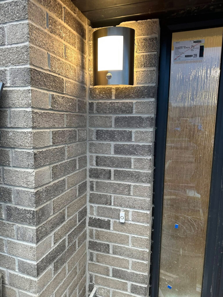 Professional exterior lighting installation across Scotland’s Central Belt