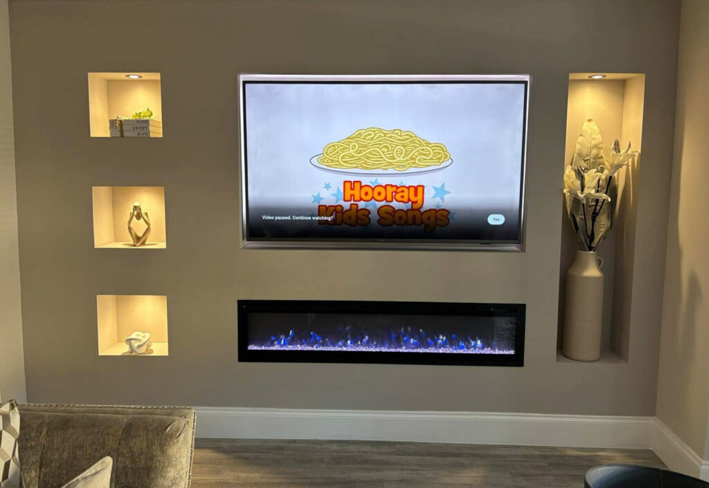 Professional TV wall and power point installation across Scotland’s Central Belt